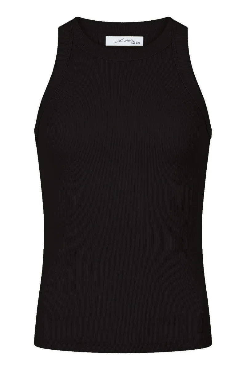 Ambika Jade Zwarte Tanktop – Tops van Fluresk, kleur One Size, maat | JoAnnco