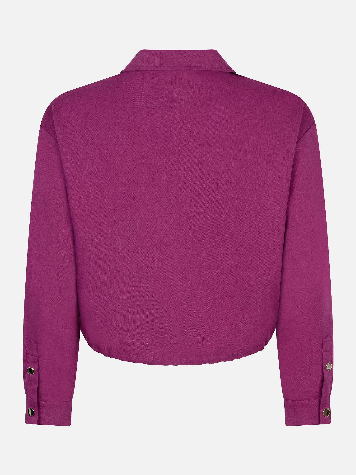 product foto van de achterkant van den Kess blouse van Ydence in de kleur Fuchsia.