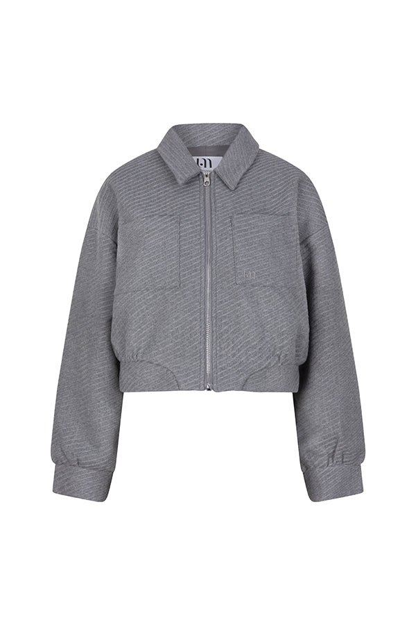 productfoto van het julia jacket van lofty manner in grijs