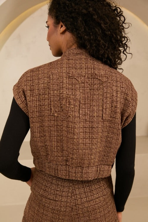 acheterkant bruin gilet lofty manner foto
