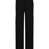 Ambika Amor Zwarte Broek met Hartjes – Broeken van Ambika, kleur M, maat | JoAnnco