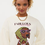 Trui in ecru | Ydence fluffy | Jo&Co Club