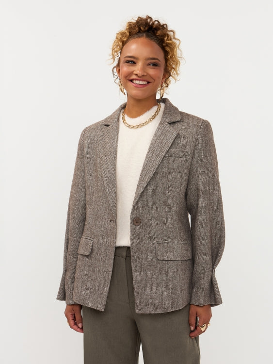 Blazer in bruin | Ydence Prim | Jo&Co Club