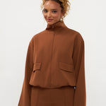 Jasje in camel | Ydence Davis | Jo&Co Club