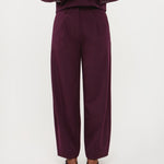 Broek in aubergine | Ydence Blythe | Jo&Co Club