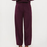 Broek in aubergine | Ydence Blythe | Jo&Co Club