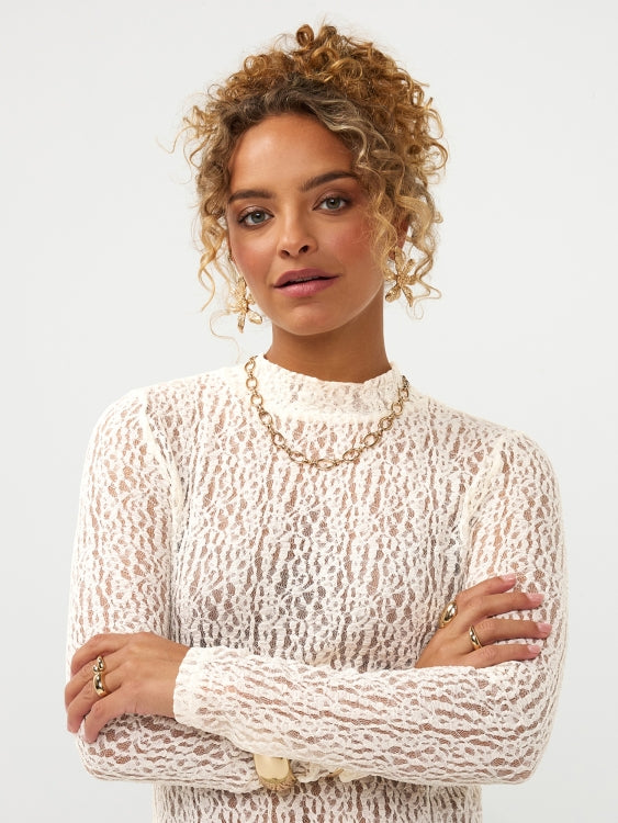 Top in ecru | Ydence Roberta | Jo&Co Club