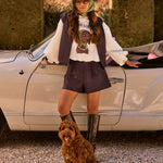 Trui in ecru | Ydence fluffy | Jo&Co Club