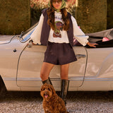 Trui in ecru | Ydence fluffy | Jo&Co Club