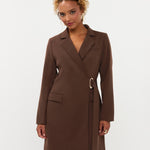 Jurk in donkerbruin | Ydence Carmel | Jo&Co Club