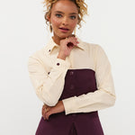 Top in aubergine | Ydence Asher | Jo&Co Club