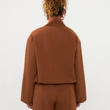 Jasje in camel | Ydence Davis | Jo&Co Club