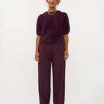 Broek in aubergine | Ydence Blythe | Jo&Co Club