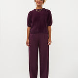 Broek in aubergine | Ydence Blythe | Jo&Co Club