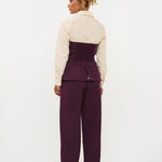 Top in aubergine | Ydence Asher | Jo&Co Club