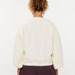 Trui in ecru | Ydence fluffy | Jo&Co Club