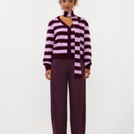 Broek in aubergine | Ydence Blythe | Jo&Co Club