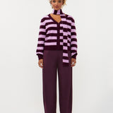 Broek in aubergine | Ydence Blythe | Jo&Co Club
