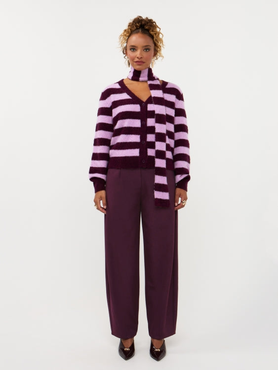 Broek in aubergine | Ydence Blythe | Jo&Co Club