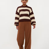 Broek in camel | Ydence Geneve | Jo&Co Club
