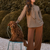Broek in camel | Ydence Geneve | Jo&Co Club