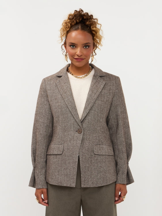 Blazer in bruin | Ydence Prim | Jo&Co Club