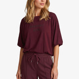 Fluresk Dez T-Shirt | Mulberry