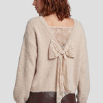 Fluresk Caia knit sweater in wood ash | Jo&Co Club
