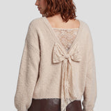 Fluresk Caia knit sweater in wood ash | Jo&Co Club
