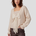 Fluresk Caia knit sweater in wood ash | Jo&Co Club
