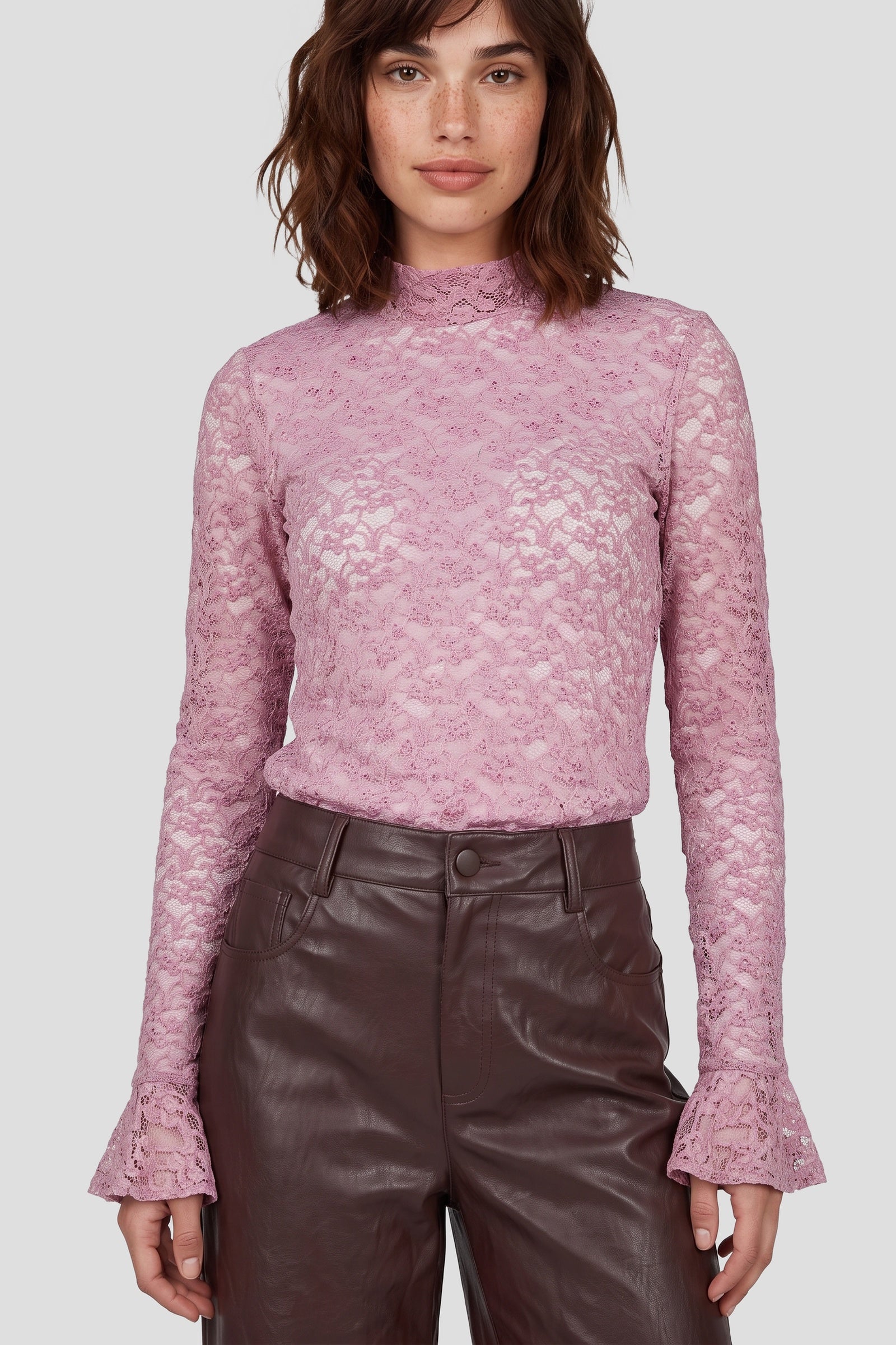 Fluresk Leena top in piggy pink | Jo&Co Club