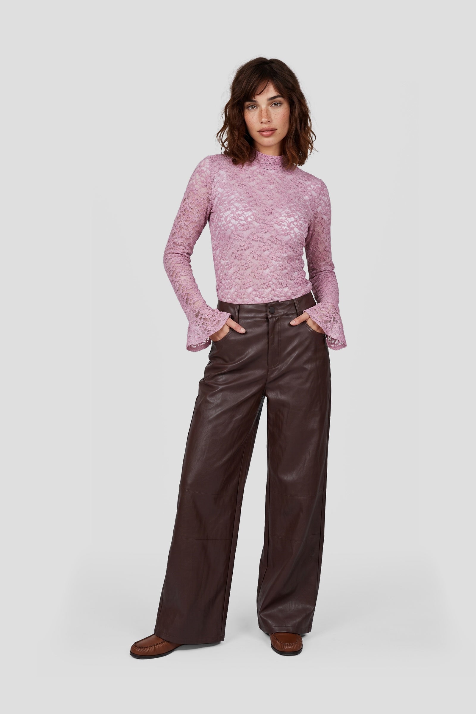 Fluresk Leena top in piggy pink | Jo&Co Club