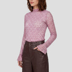 Fluresk Leena top in piggy pink | Jo&Co Club