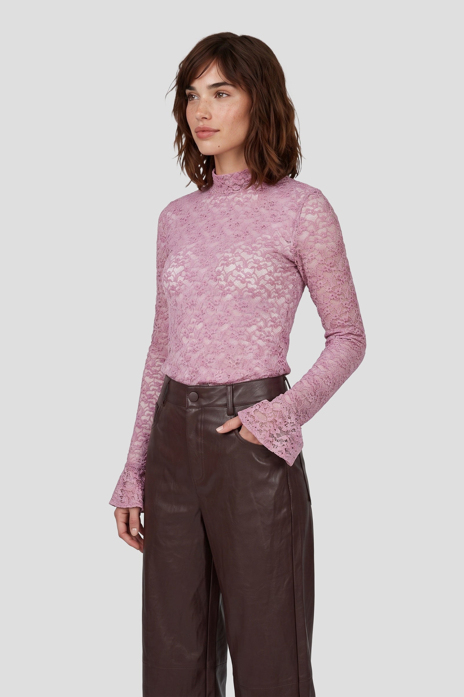 Fluresk Leena top in piggy pink | Jo&Co Club