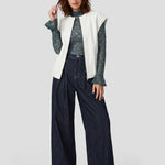 Fluresk Fauve gilet in wood ash | Jo&Co Club