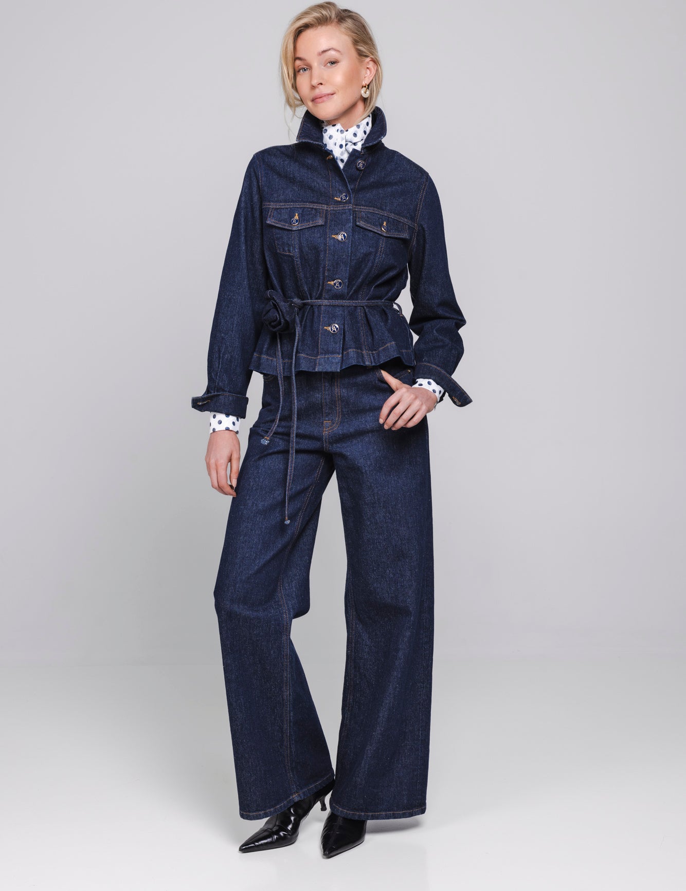 Accentil Katrina jacket in denim | Jo&Co Club