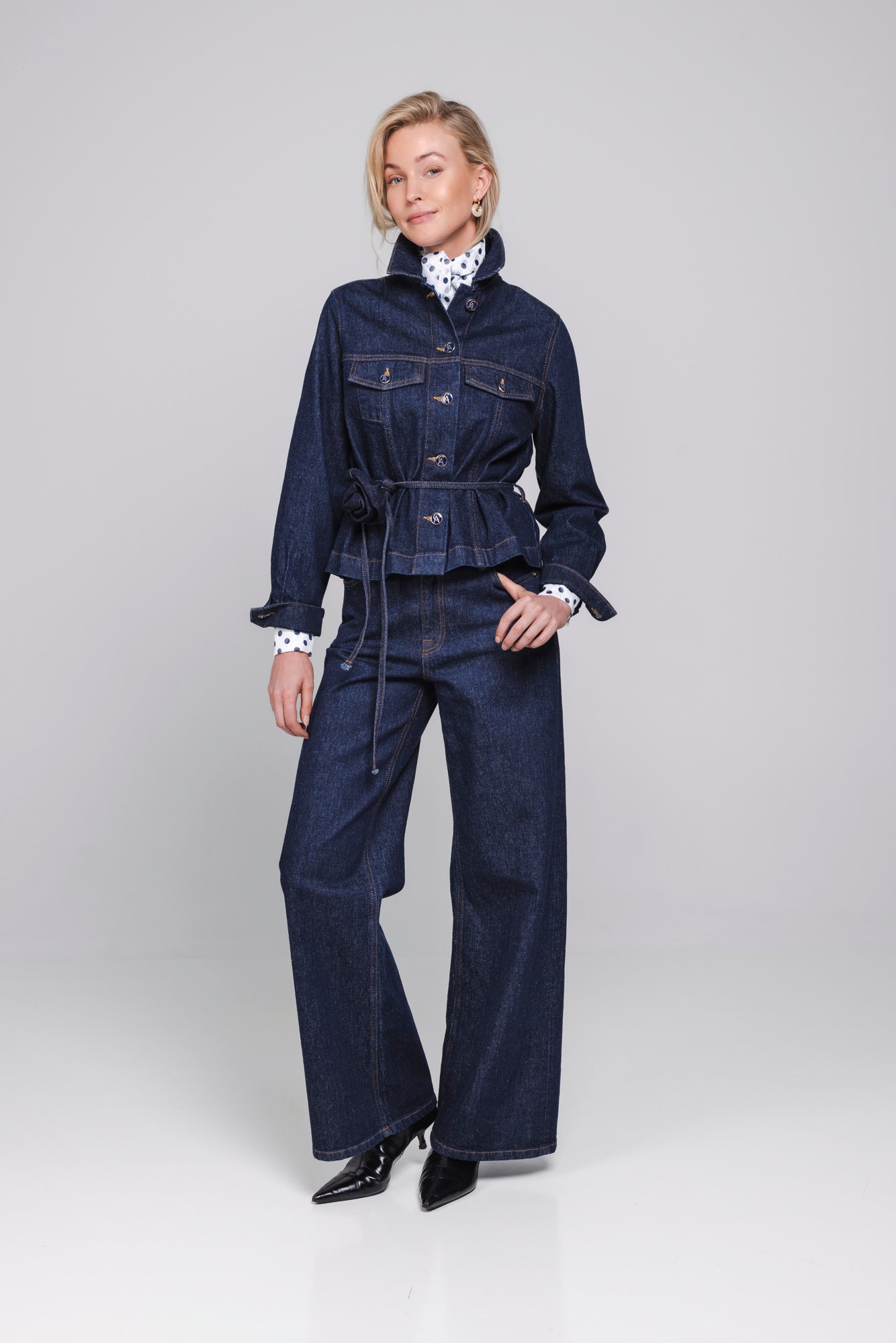 Accentil Katrina jacket in denim | Jo&Co Club