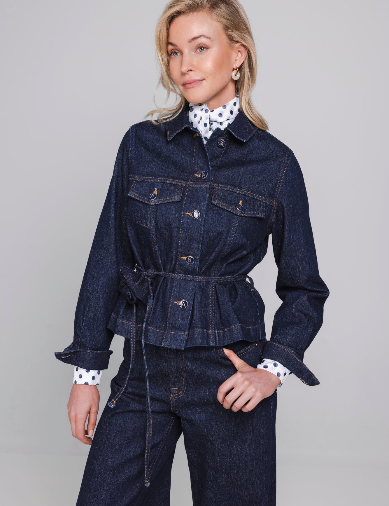 Accentil Katrina jacket in denim | Jo&Co Club