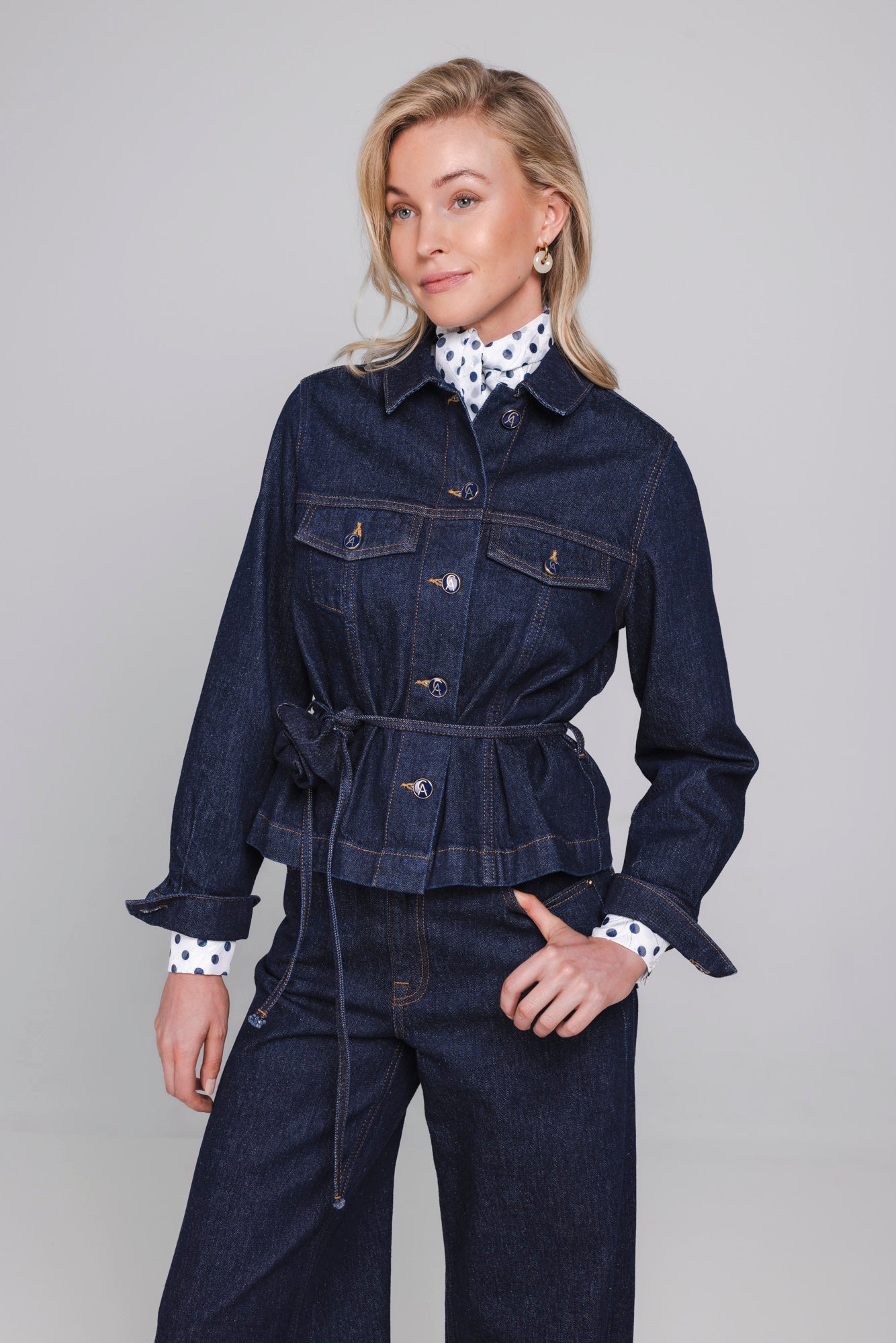 Accentil Katrina jacket in denim | Jo&Co Club