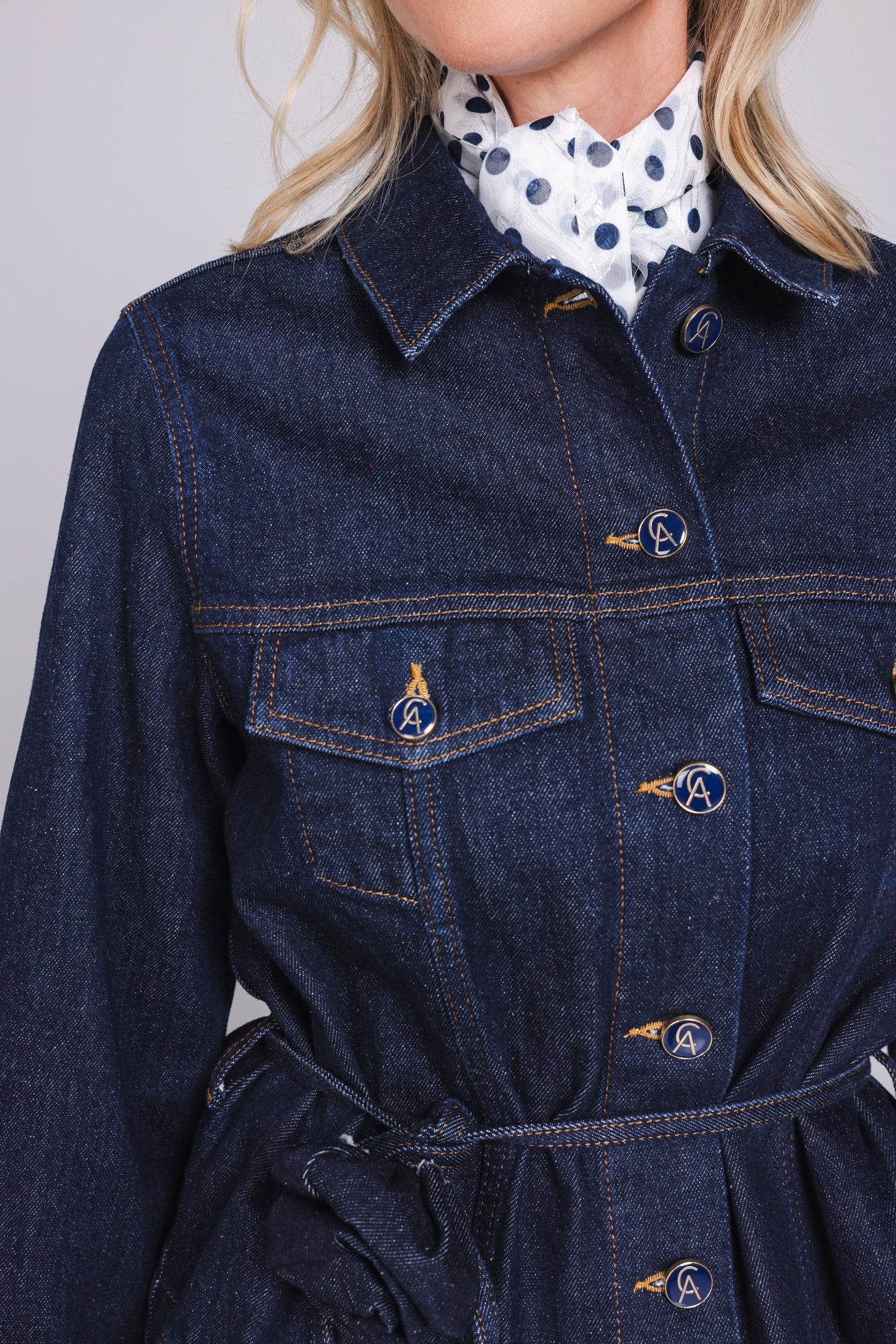 Accentil Katrina jacket in denim | Jo&Co Club