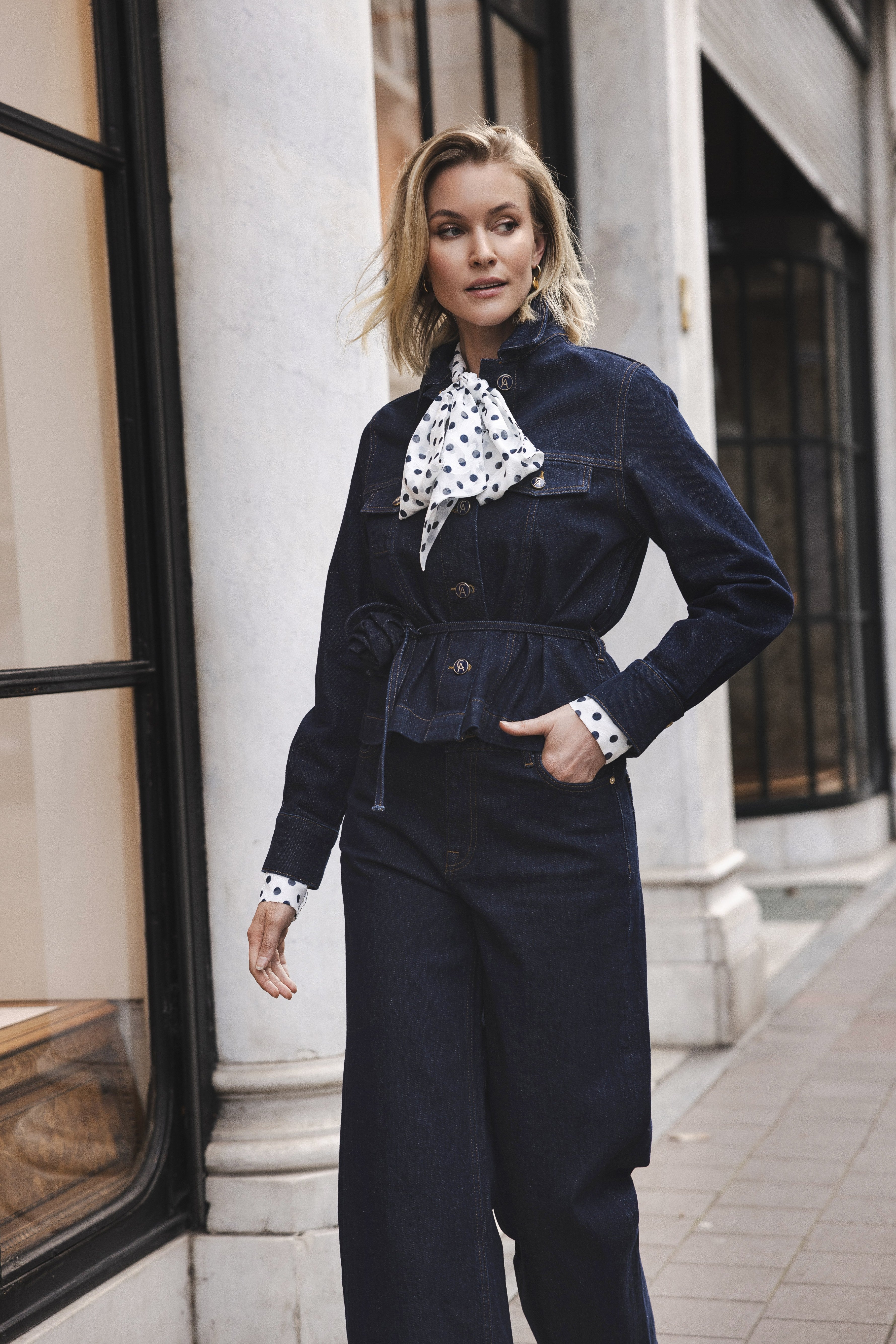 Accentil Katrina jacket in denim | Jo&Co Club