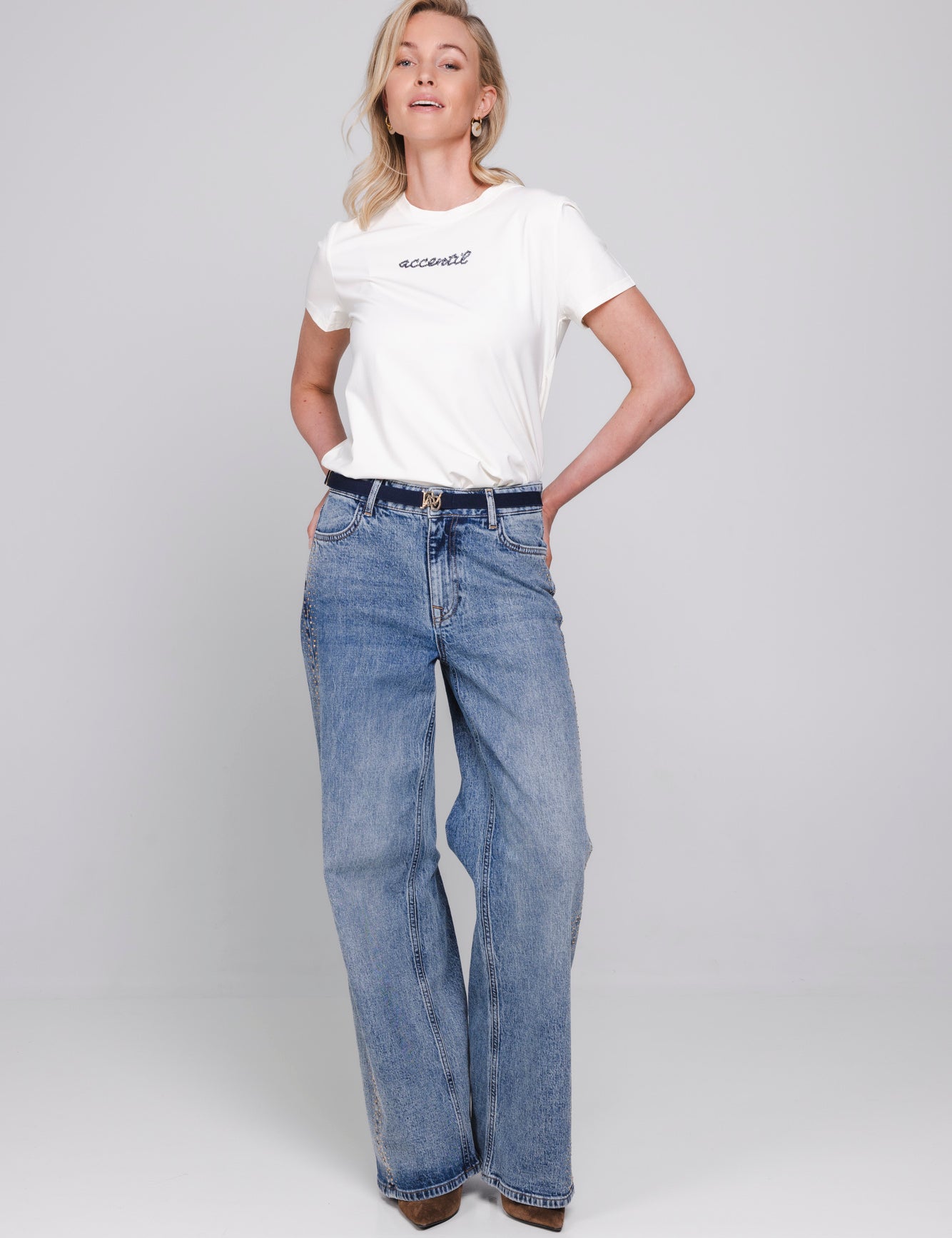 Accentil Hana jeans in denim | Jo&Co Club