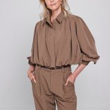 Accentil Elira blouse mokka | Jo&Co Club