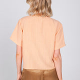 Accentil Calme Blouse | Peach