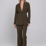Accentil Samira blazer in moss green | Jo&Co Club