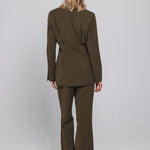 Accentil Samira blazer in moss green | Jo&Co Club