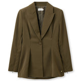 Accentil Samira blazer in moss green | Jo&Co Club