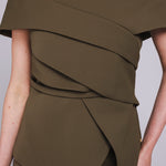 Accentil Tessa top in moss green | Jo&Co Club