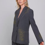 Accentil Nene blazer in lizard grey | Jo&Co Club