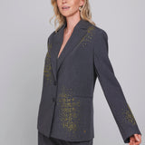 Accentil Nene blazer in lizard grey | Jo&Co Club